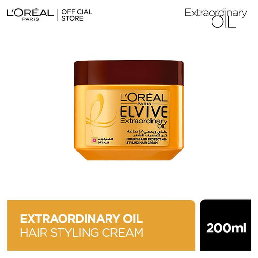 Loreal Paris Elvive Extraordinary Oil Hair Cream- 200ml - Premium Hair Care from Elvive - Just Rs 849.15! Shop now at Cozmetica