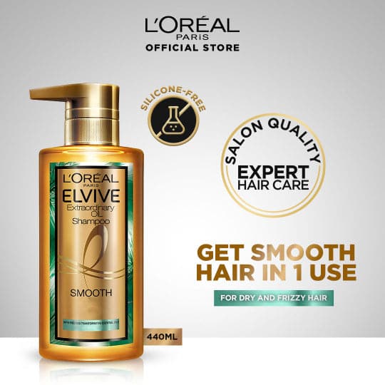 L'Oreal Paris Elvive Extraordinary Oil Shampoo - 440ml - Premium Hair Coloring Accessories from Elvive - Just Rs 2209.00! Shop now at Cozmetica