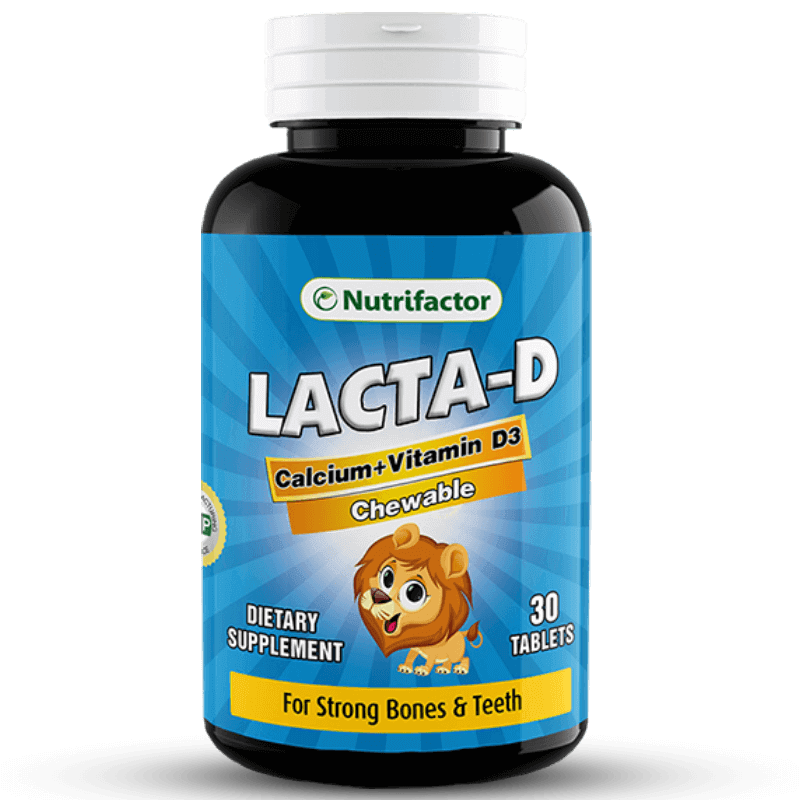 Nutrifactor LACTA-D - 30 Capsules - Premium Vitamins & Supplements from Nutrifactor - Just Rs 531! Shop now at Cozmetica