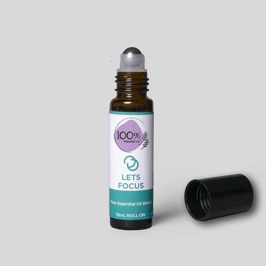 100% Wellness Co Let's Focus Essential Oil Roll-on Blend - Premium  from 100% Wellness Co - Just Rs 1390! Shop now at Cozmetica