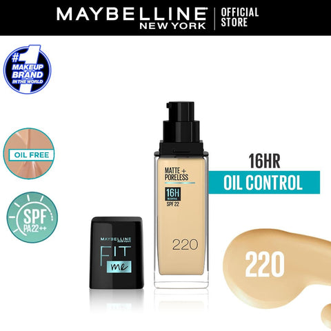  Maybelline Fit Me Matte + Poreless Liquid Oil-Free
