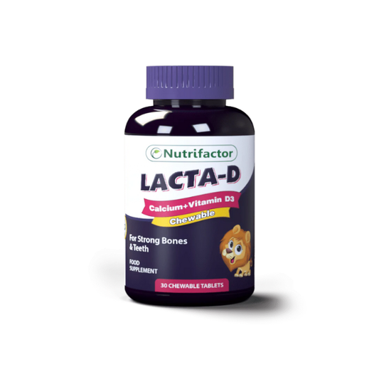 Nutrifactor LACTA-D - 30 Capsules - Premium Vitamins & Supplements from Nutrifactor - Just Rs 531! Shop now at Cozmetica