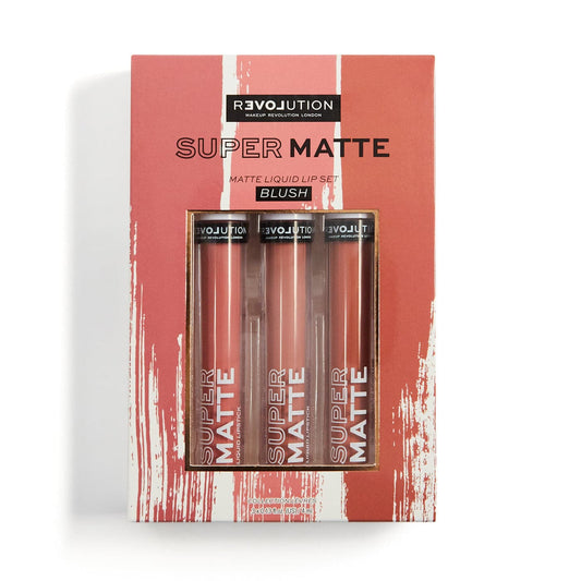 Revolution Relove Supermatte Liquid Lip Set Blush