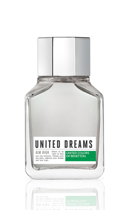 Benetton United Dreams Aim High Eau De Toilette Spray For Men 100ml