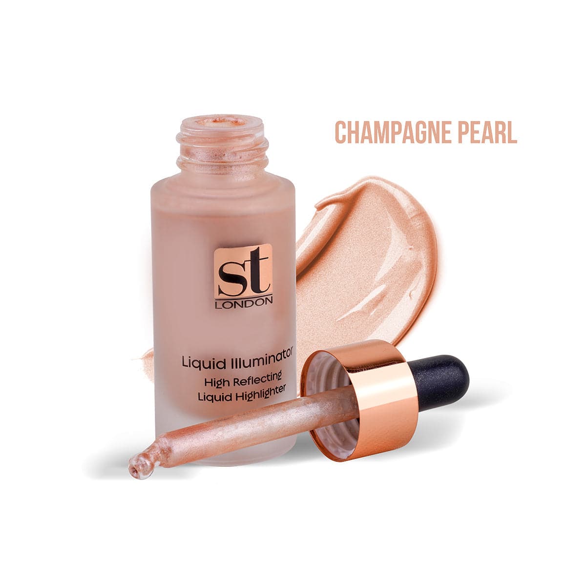 ST London Liquid Illuminator Highlighter Champagne Pearl - Premium Health & Beauty from St London - Just Rs 3250.00! Shop now at Cozmetica