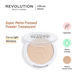 Revolution Relove Super Matte Pressed Powder Translucent