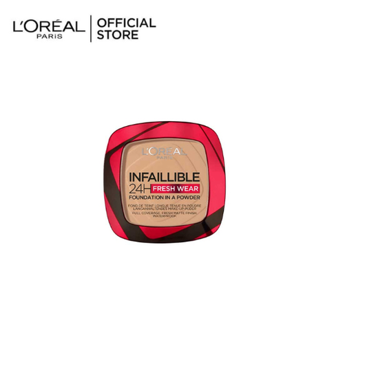 L'Oreal Paris Powder Makeup Infaillible Fresh Wear 140 Golden Beige - Premium Foundation from Loreal Makeup - Just Rs 3909! Shop now at Cozmetica