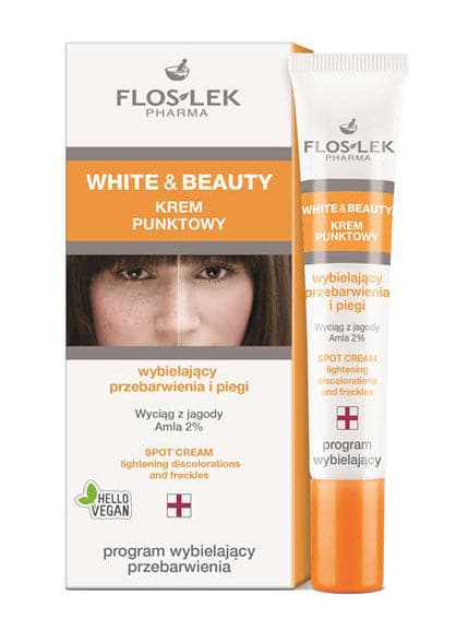 Floslek White & Beauty Spot Cream Lightening Discolouration And Freckles 20 Ml - Premium Gel / Cream from Floslek - Just Rs 1720! Shop now at Cozmetica