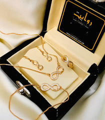 Rawayat Zircon Necklace-16 (Infinity) - Premium  from Rawayat - Just Rs 1200.00! Shop now at Cozmetica