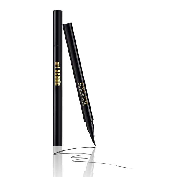 Eveline Eyeliner Art Scenic Prof Makeup - Deep Black