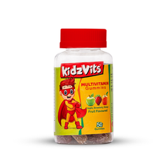 Kidzvits Multivitamin Gummies - Fruit Flavored Vitamin Jellies - Premium Vitamins & Supplements from Kidz Vitz - Just Rs 865! Shop now at Cozmetica