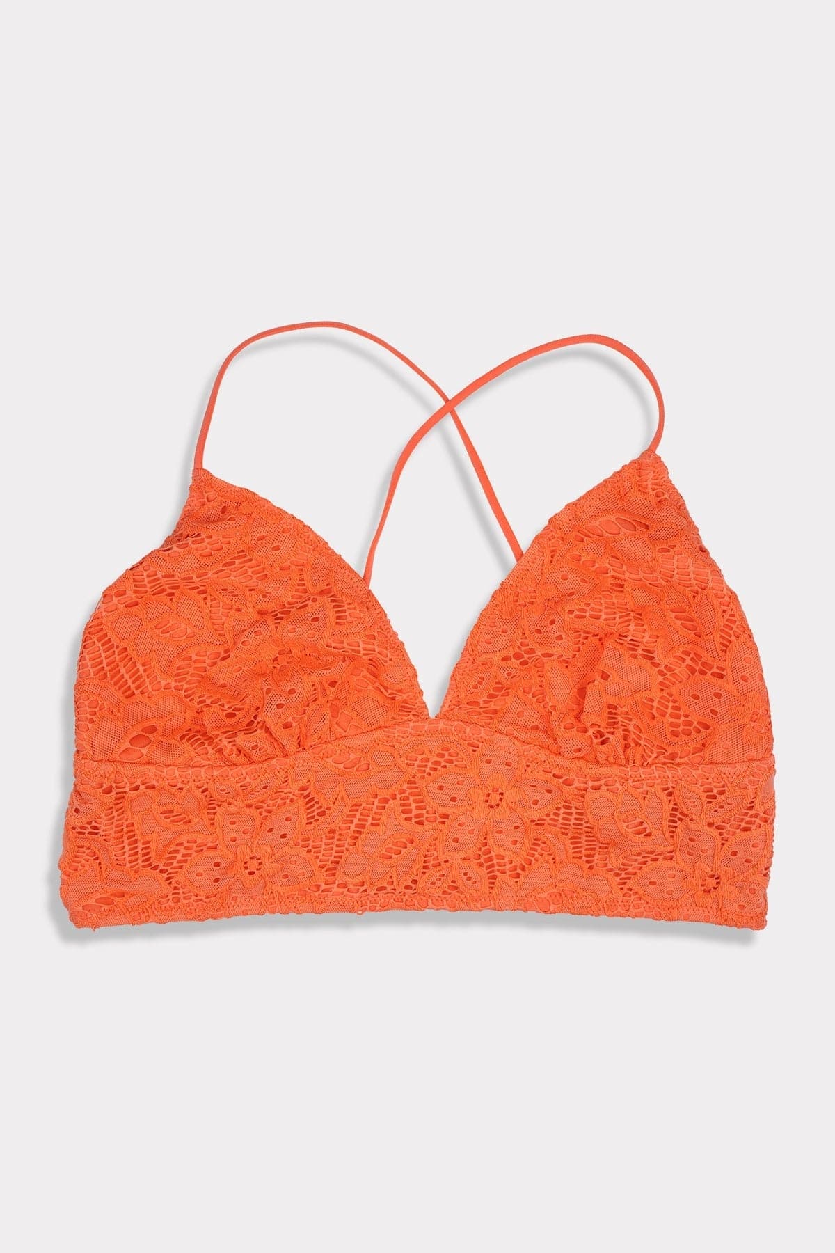 British Lingerie Studio Belle Non Padded Lace Bralette - Peach Rose - Premium Bras from BLS - Just Rs 2700! Shop now at Cozmetica