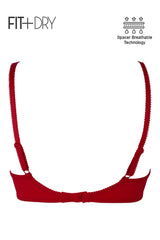 British Lingerie Studio Breathable Wired And Light Padded Bra - Red - Premium Bras from BLS - Just Rs 4300! Shop now at Cozmetica
