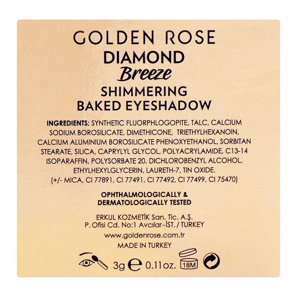 Golden Rose Diamond Breeze Shimmering Baked Eyeshadow NEW - Premium  from Golden Rose - Just Rs 2611! Shop now at Cozmetica