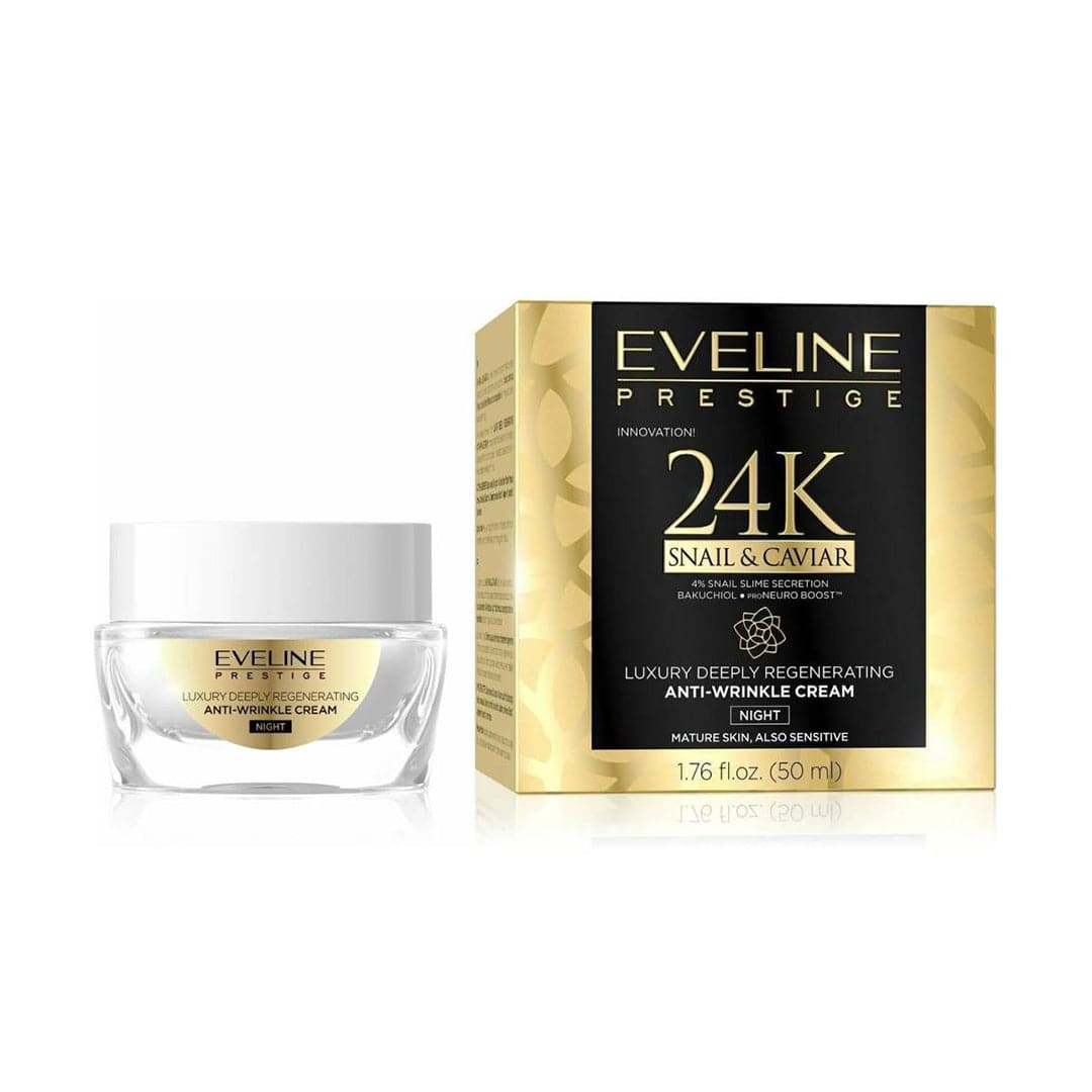 Eveline Cosmetics 24K Snail & Caviar Anti-Wrinkle Night Cream