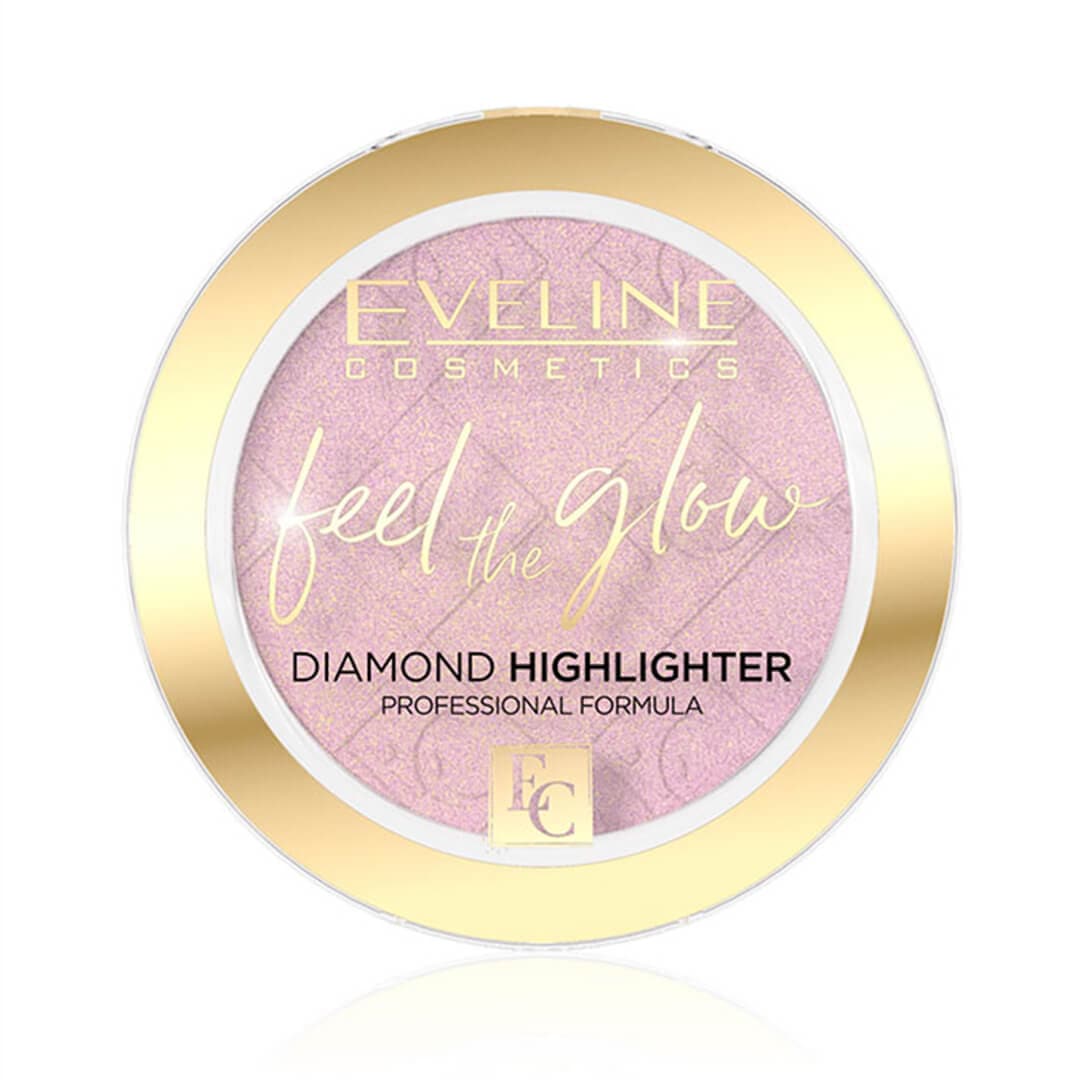 Eveline Cosmetics Feel The Glow Diamond Highlighter - 03 Rose Gold