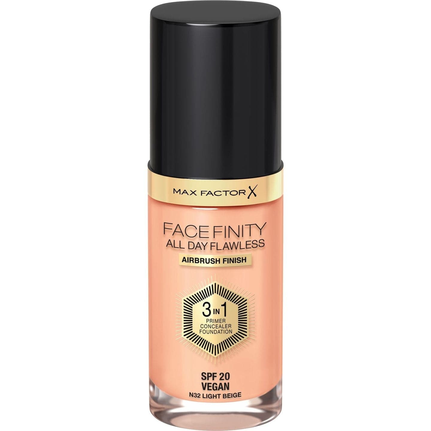 Max Factor Facefinity All Day Flawless 3 In 1 Foundation - 32 Light Beige - Premium Health & Beauty from Max Factor - Just Rs 6310! Shop now at Cozmetica
