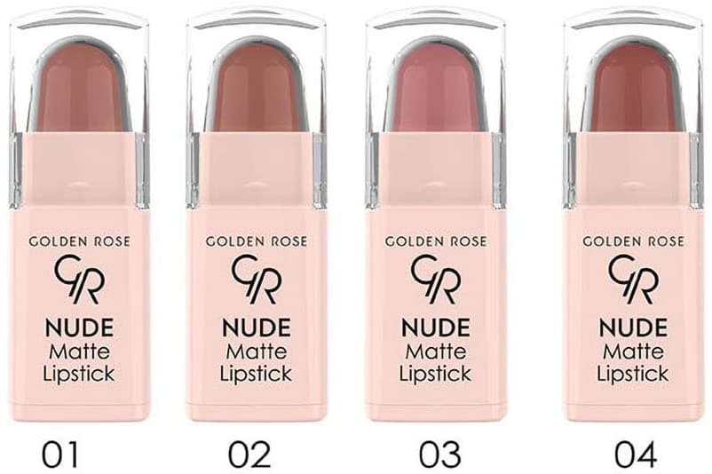 Golden Rose Nude Matte Lipstick (Mini) Set - Premium  from Golden Rose - Just Rs 1851! Shop now at Cozmetica