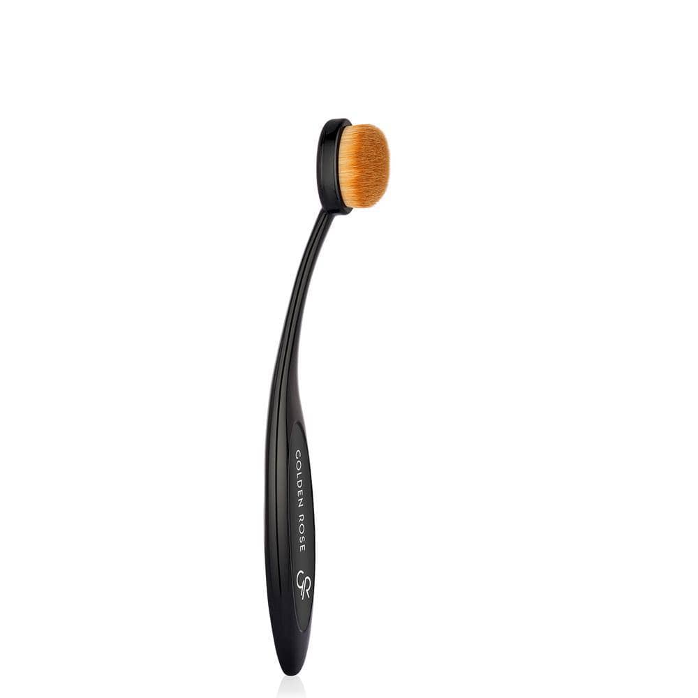 Golden Rose Oval Highlighter, Concealer & Contour Brush - Premium  from Golden Rose - Just Rs 1332! Shop now at Cozmetica