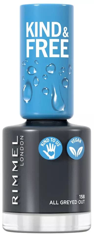 Rimmel London Kind & Free Clean Nail 158 Slategrey - Premium Health & Beauty from Rimmel London - Just Rs 1070! Shop now at Cozmetica