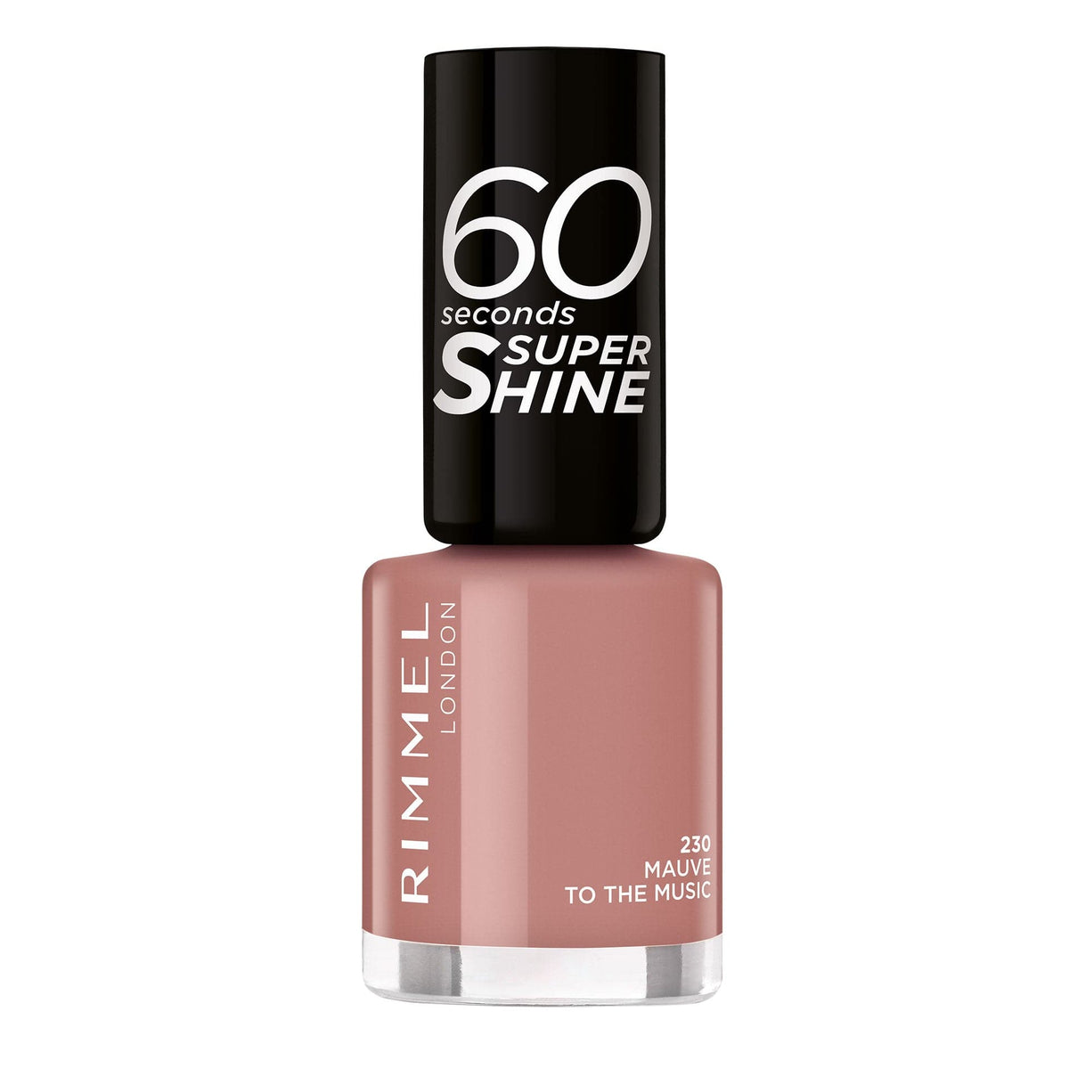 Rimmel 60 Seconds Super Shine Nail Polish - 230 Mauve To The Music