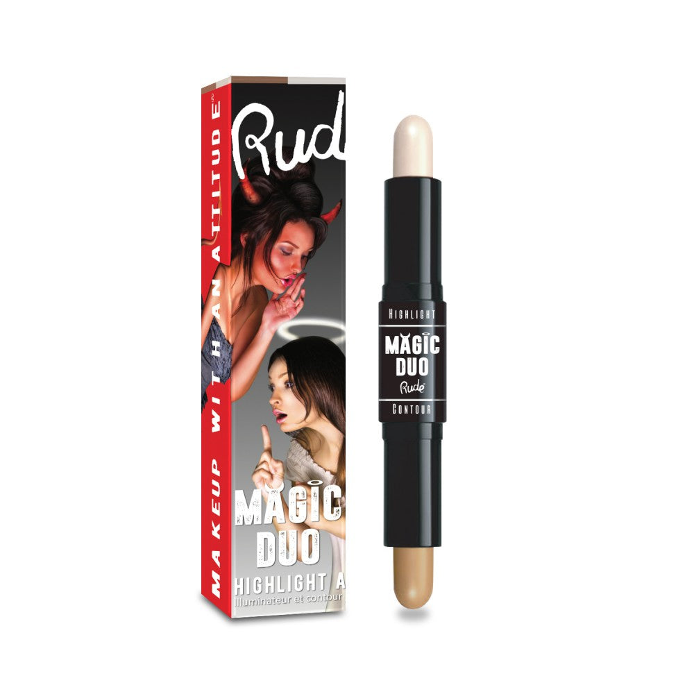 Red Magic Duo Rude Magic Duo Highlight & Contour – Cozmetica