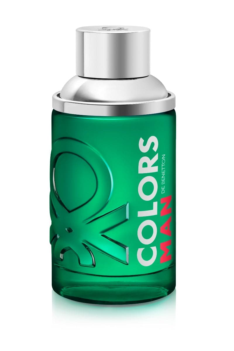 Benetton Colors Man Green Eau De Toilette Spray For Men 100Ml