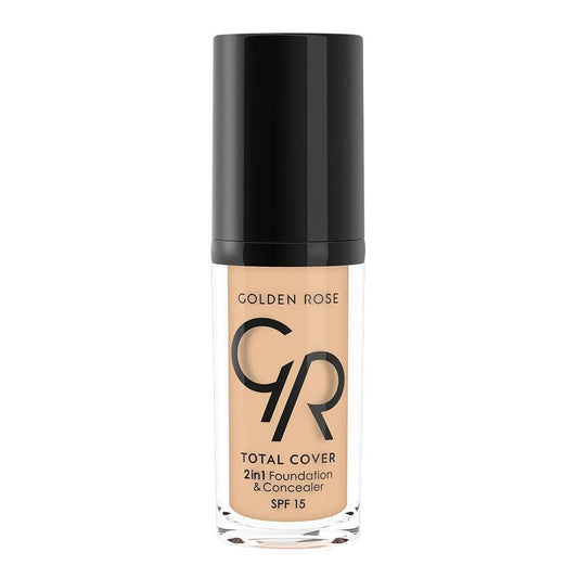 Golden Rose TOTAL COVER 2in1 Foundation & Concealer - Premium  from Golden Rose - Just Rs 4621! Shop now at Cozmetica
