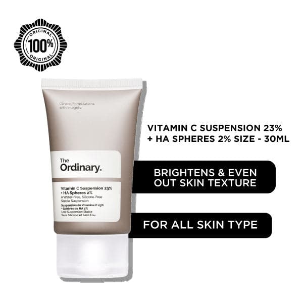 The Ordinary Vitamin C Suspension 23% + HA Spheres 2% Size - 30ml - Premium Lotion & Moisturizer from The Ordinary - Just Rs 3499! Shop now at Cozmetica