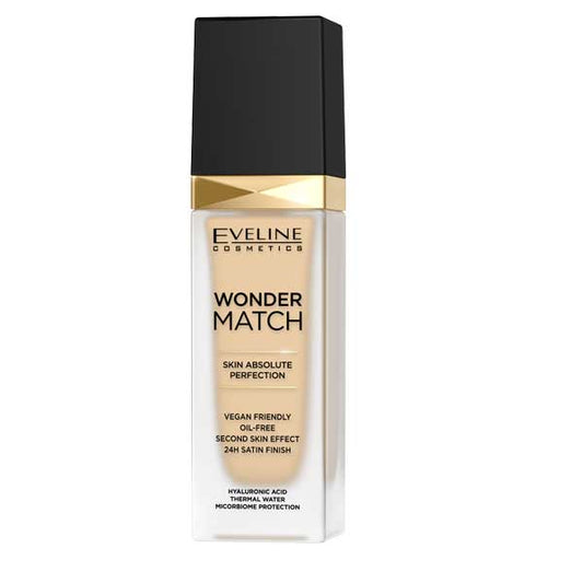 Eveline Wonder Match Foundation 5 Light Porcellain 30Ml - Premium  from Eveline - Just Rs 3895.00! Shop now at Cozmetica